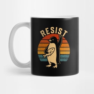 Resist-Penguin Mug